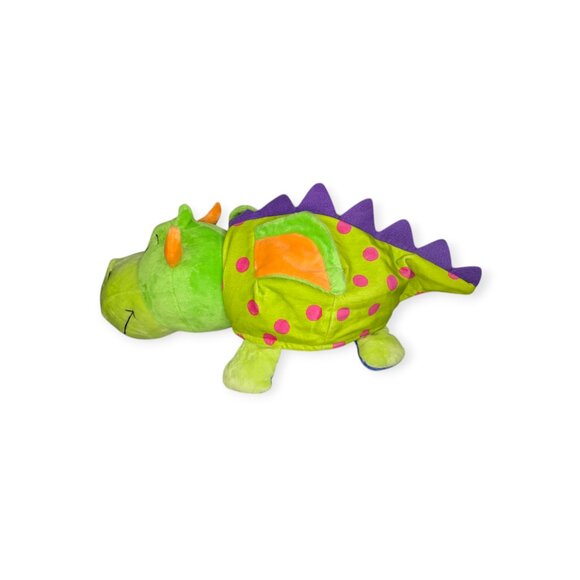 2015 Jay at Play Flip A Zoo Imogen Dragon to Persephone Unicorn Plush Animal 18" - Picture 2 of 16